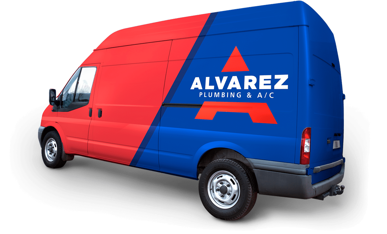 alvarez plumbing ac company truck